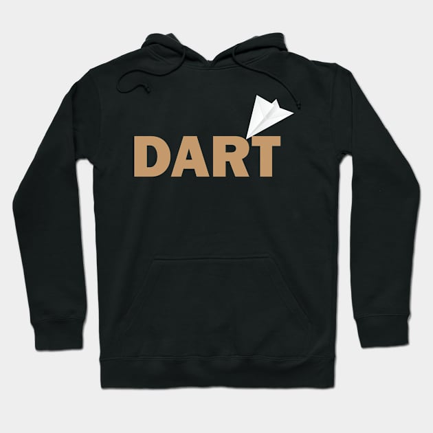 Dart Cool Creative Beautiful Design Hoodie by Stylomart